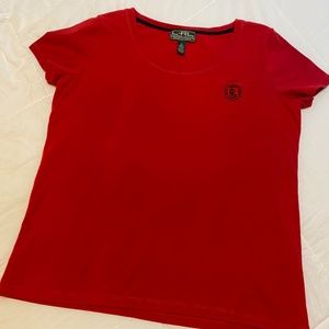 Ralph Lauren Red Ladies LRL Active Wear Size XL w/crest